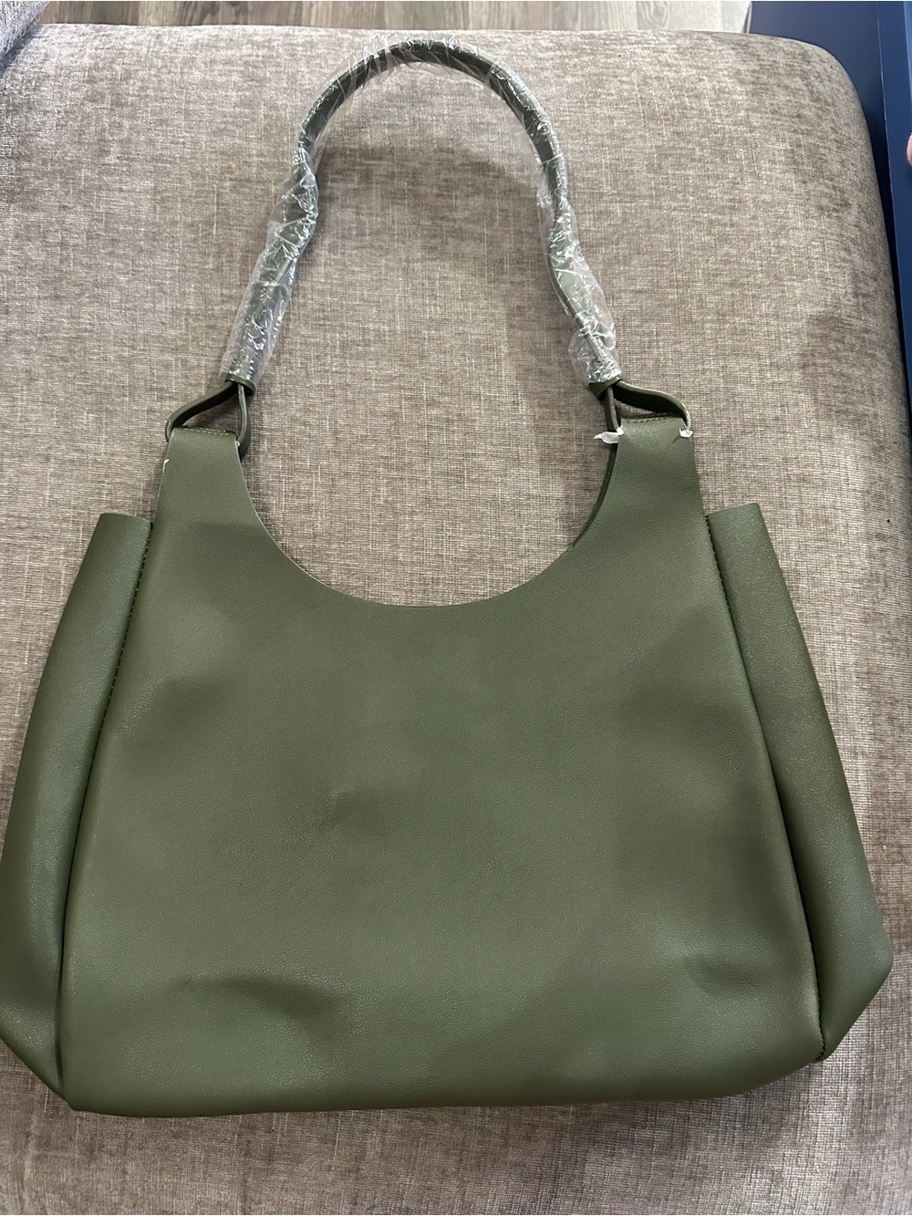 Neiman Marcus Olive Shoulder Bag